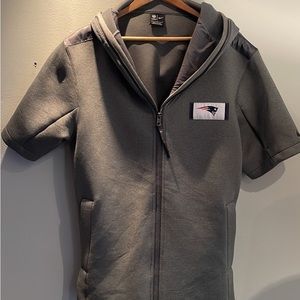 Patriots “Belichick” Style Short Sleeve Hoodie NFL ON-FIELD Apparel